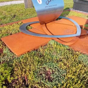 corten stalen gedenkteken jorik