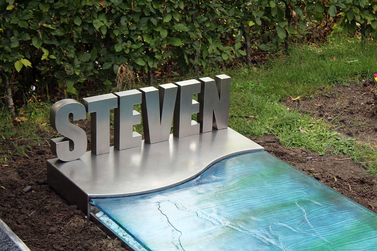 grafkunst RVS en glas