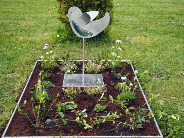 Babygraf Teun met vogeltje
