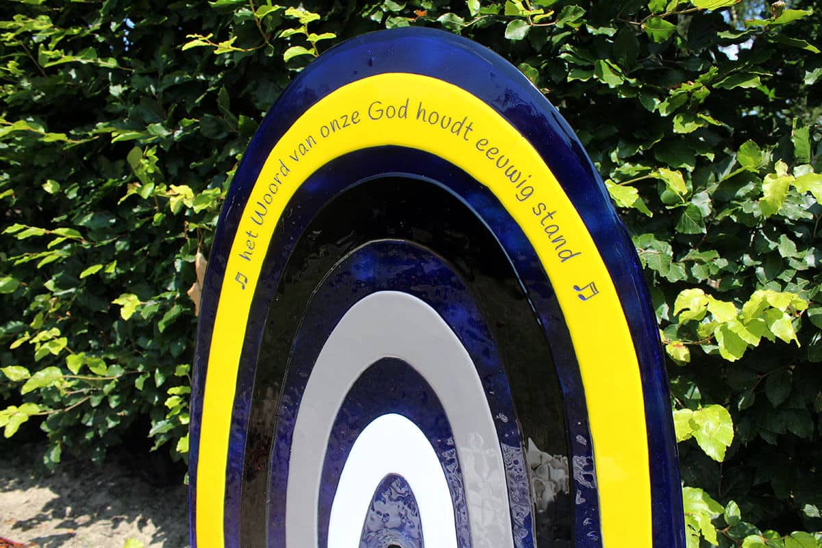 regenboog babygraf het woord van god houdt eeuwig stand